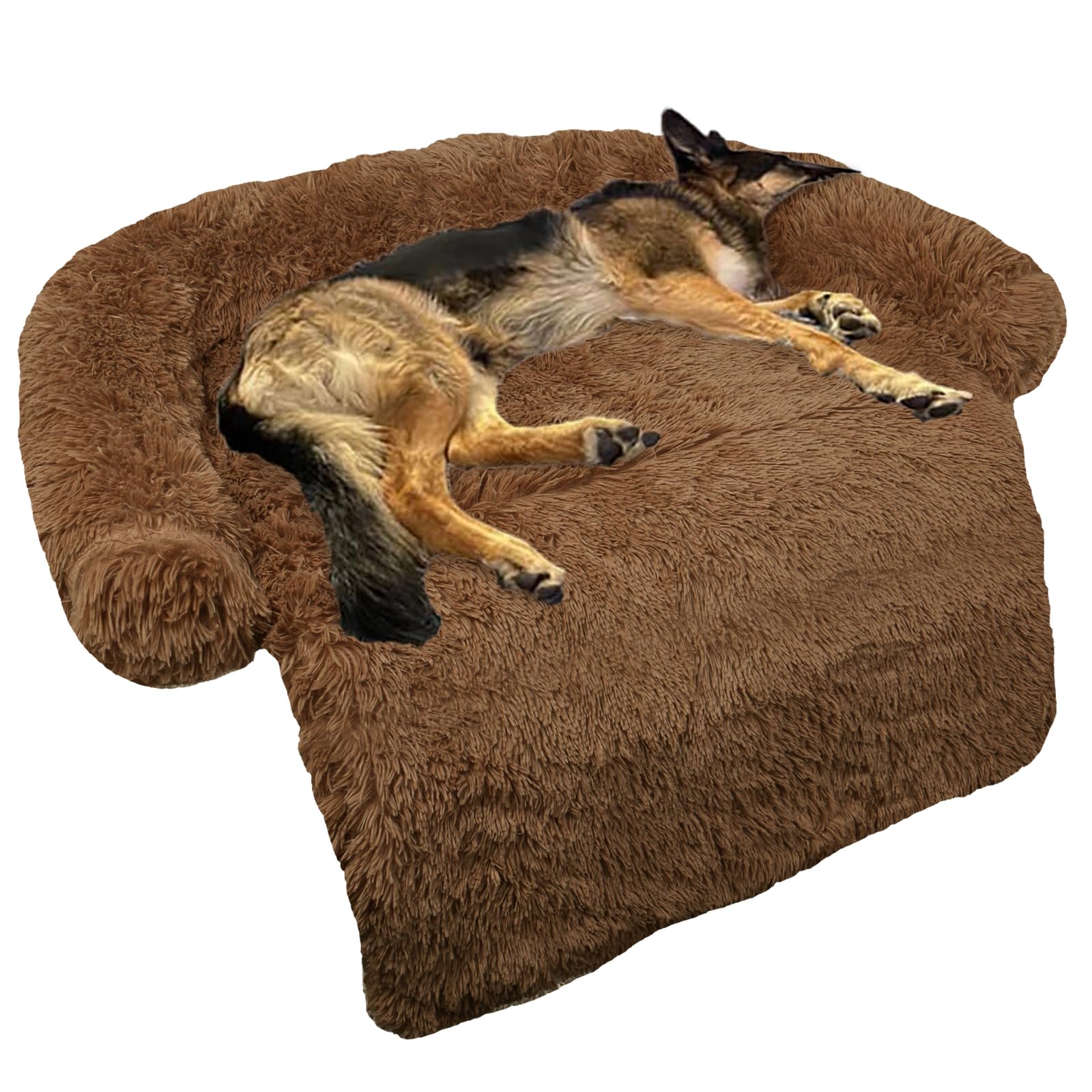 Cama GGIB para perro con diseño curvo y acolchado para mayor confort nocturno