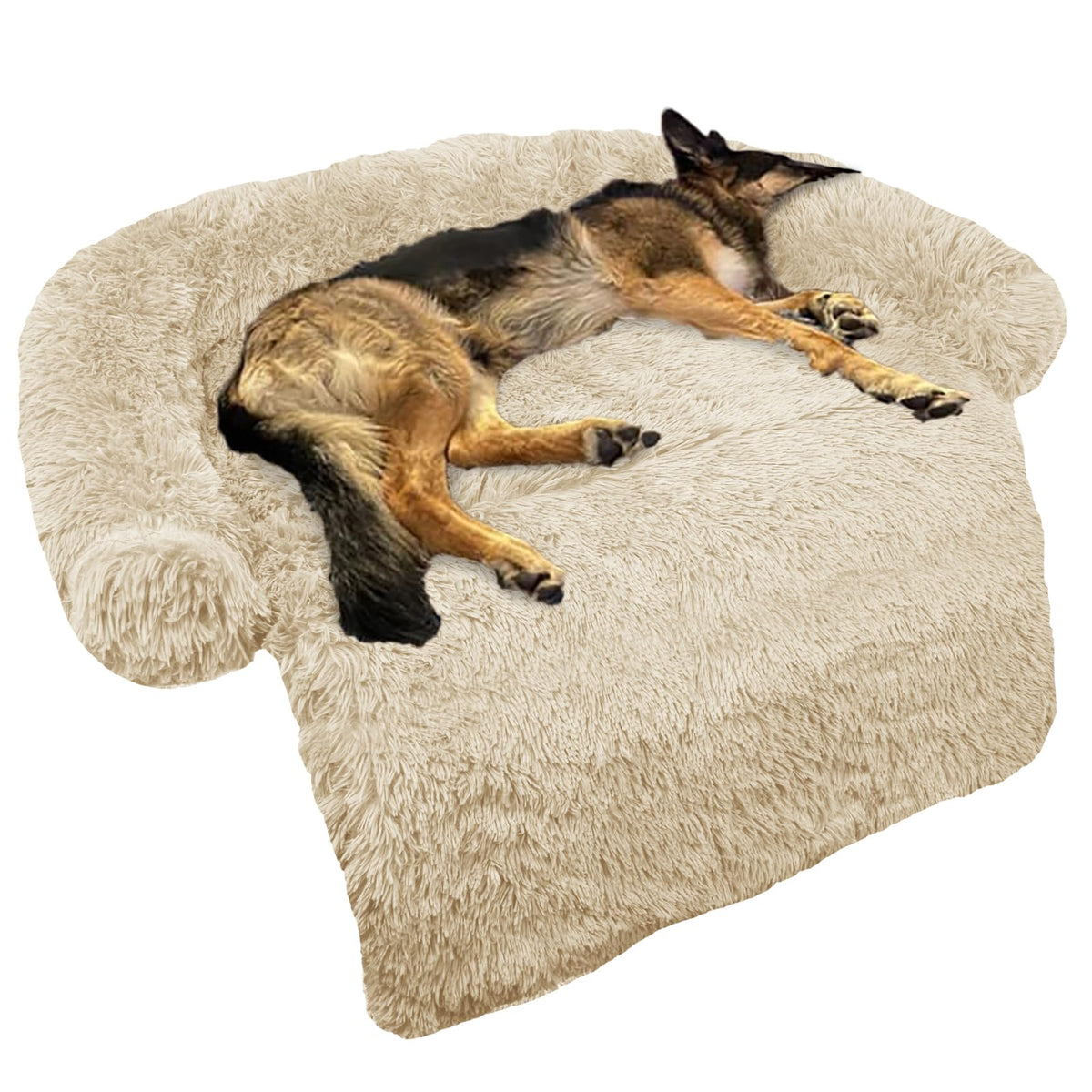 GGIB cama para perros Calma con felpa suave, sensación reconfortante para momentos de descanso.
