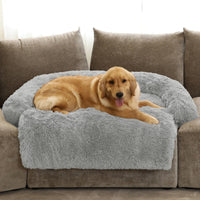 GGIB cama de calma con diseño de nube peluche gris, ideal para descanso suave