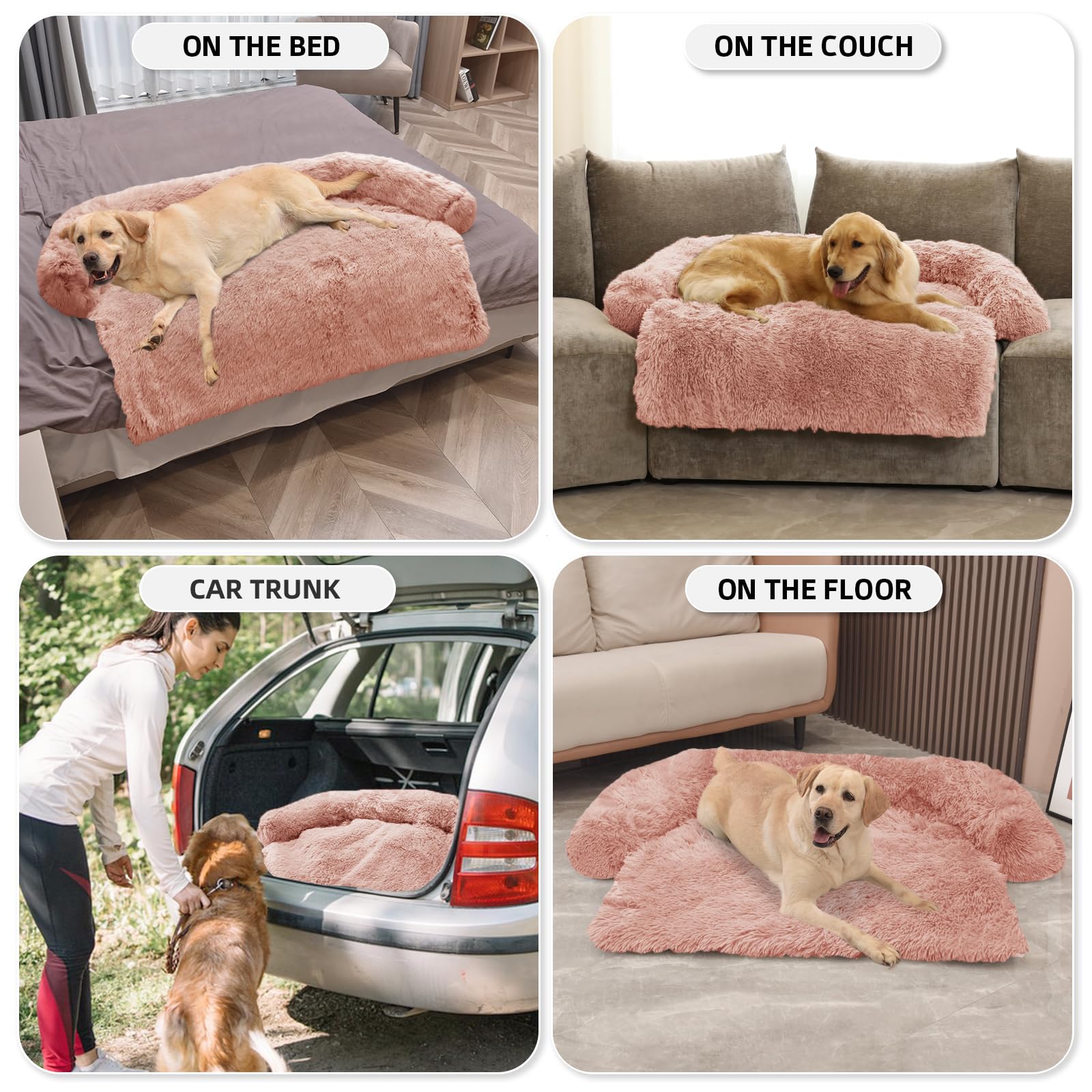Cama GGIB plegable para viajes, rosa