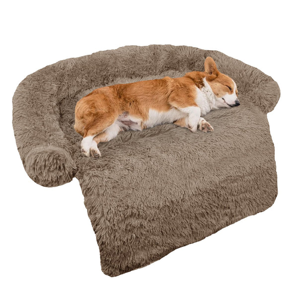 GGIB cama para perro relajante con borde elevado para mayor confort.