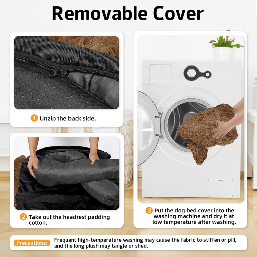 Uso en coche y muebles, cama GGIB para perros, estabilidad y confort