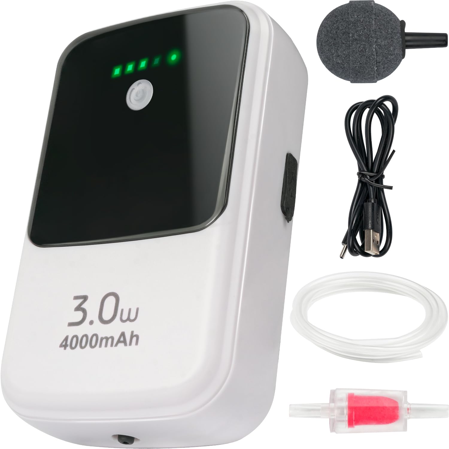 Ghosthorn aerador silencioso de doble modo para acuarios, mantiene el aire estable y silencioso.