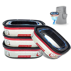 Bolsas Gibolaby para Cat Genie Standard con ajuste seguro para uso diario