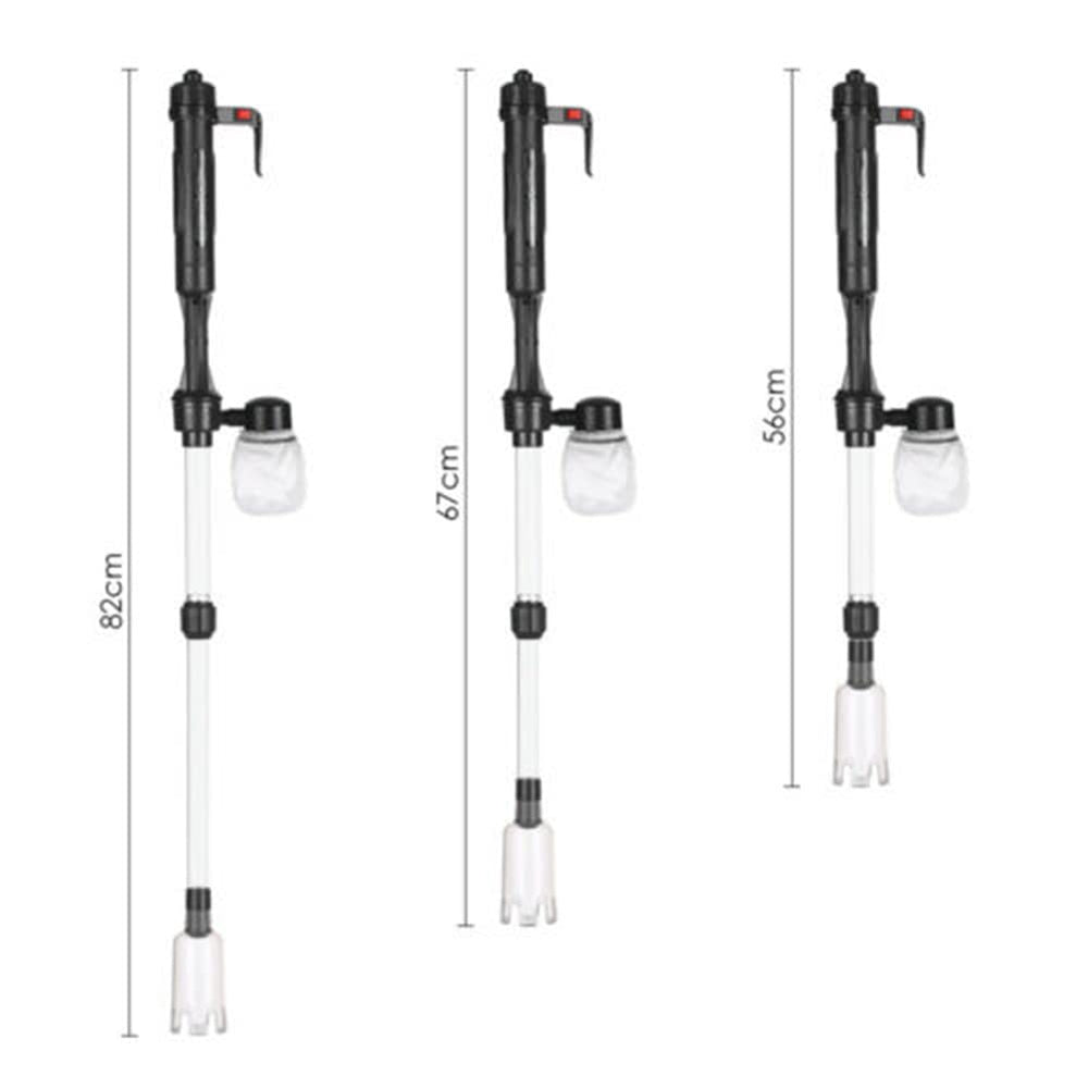 Gigicloud limpiador de grava con tubo flexible de 70 cm para alcance