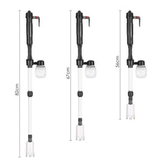 Gigicloud limpiador de grava con tubo flexible de 70 cm para alcance