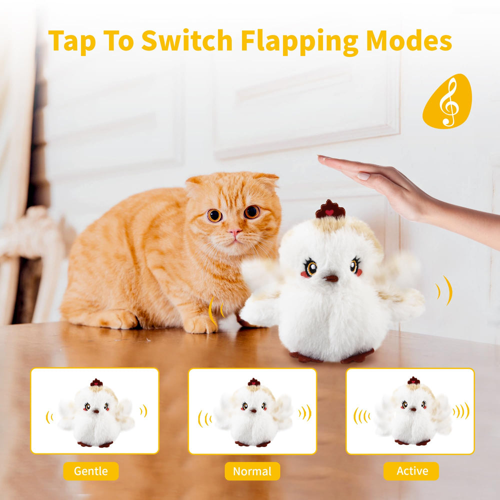 Gigwi Juguete interactivo para gato: activación al toque y chirrido.