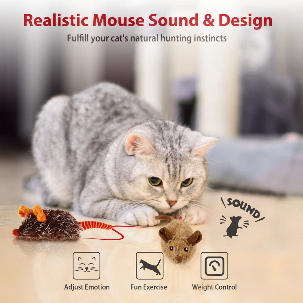 Gigwi ratón de movimiento impredecible para gatos curiosos.