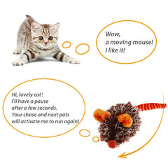 Gigwi juguete para interior y exterior, ratón que se mueve para gatos.