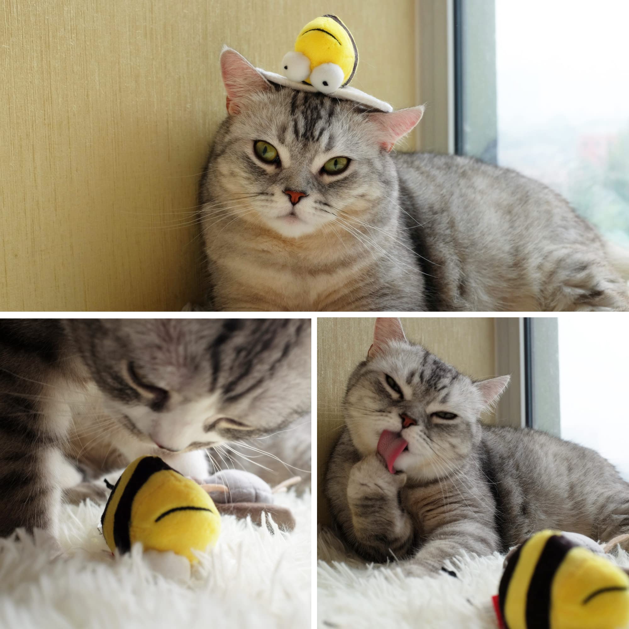 Gigwi juguete gato caza al tacto, mejora la coordinación.