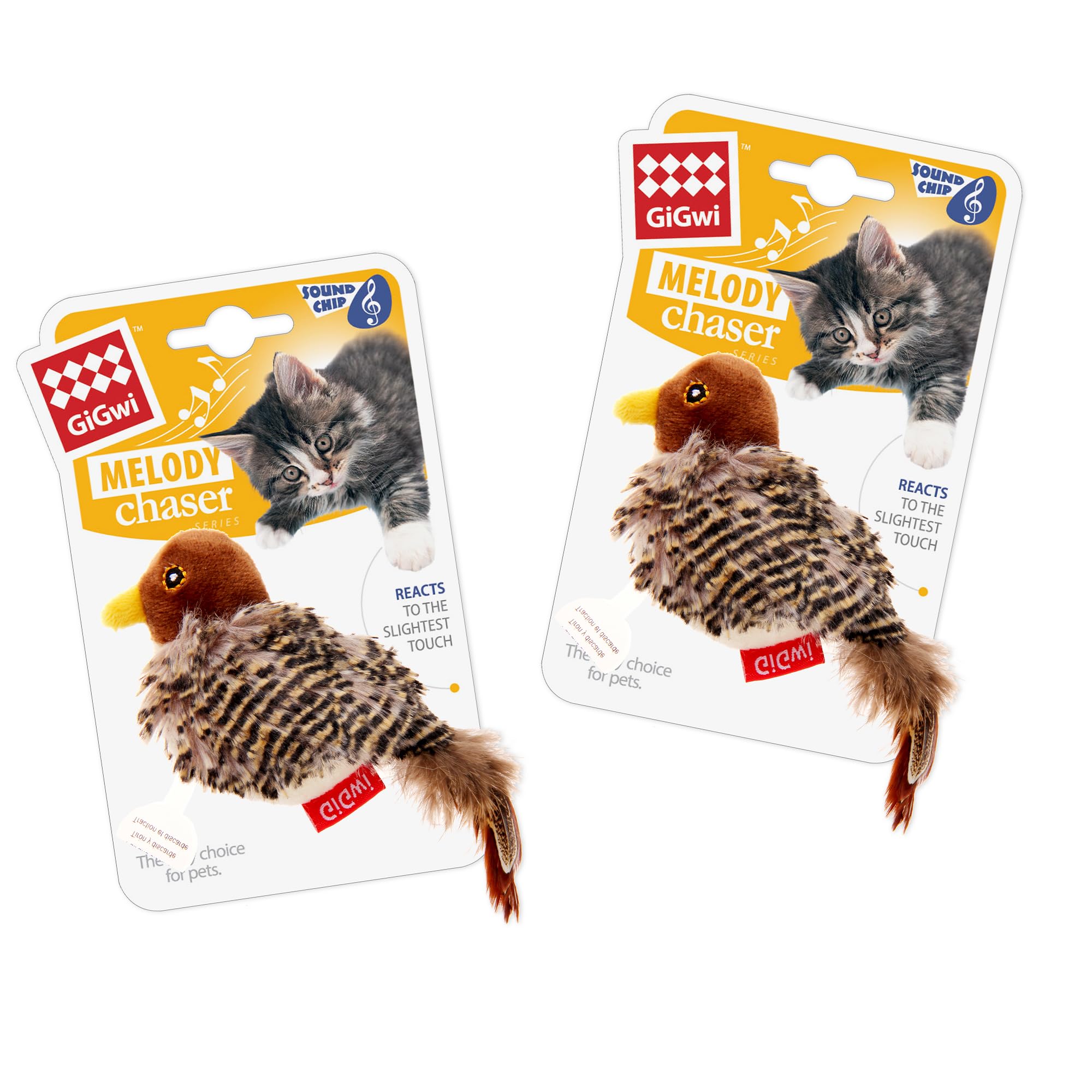 Gigwi conjunto de juguetes para gatos estimula mente y cuerpo.