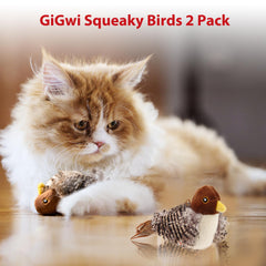 Gigwi ratón móvil azul para gatos favorece ejercicio y curiosidad.