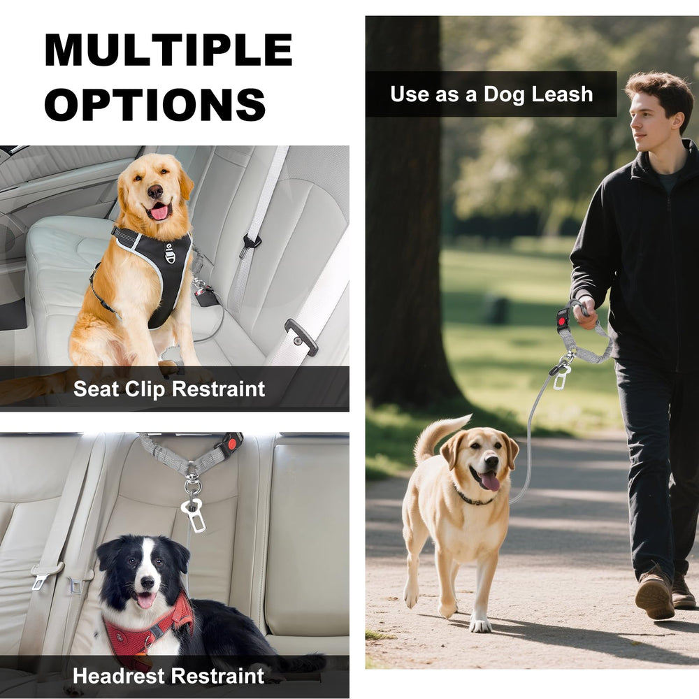 Giiyoe cable de acero, resistente a mordidas para perros activos