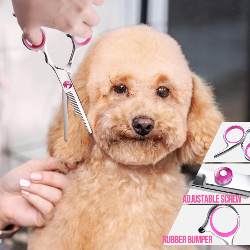 Gimars estuche para tijeras de grooming canino