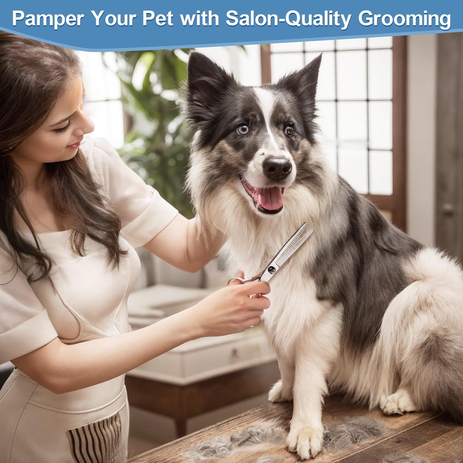 Gimars peine de grooming para desenredar y suavizar