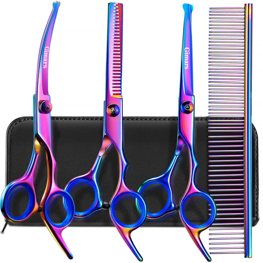 Tijeras Gimars para perros rectas, corte limpio y preciso en cada pasada.