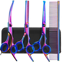 Tijeras Gimars para perros rectas, corte limpio y preciso en cada pasada.