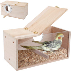 GINDOOR nido cria para pajaros, transparente, facilita observar la cría
