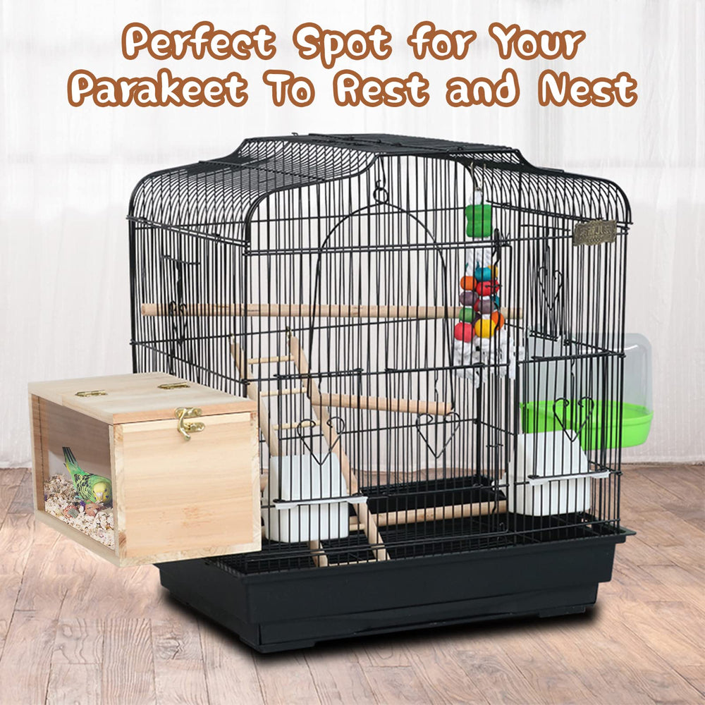 Nido multifunción GINDOOR apto para periquitos, loritos y otras aves pequeñas.