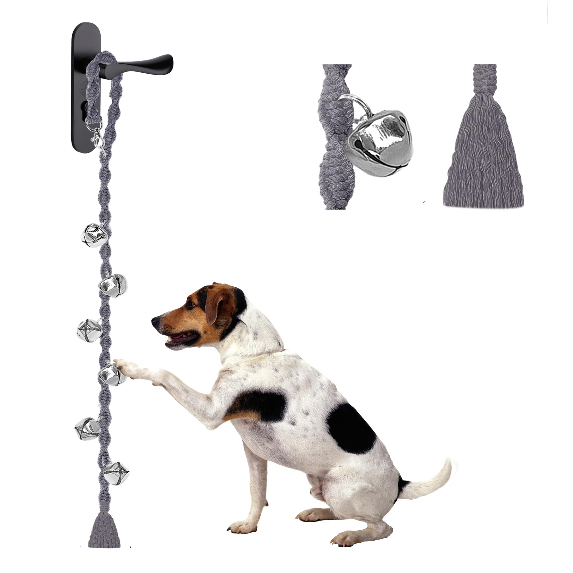 Campanas para perros GINIDEAR en la puerta para salir al exterior