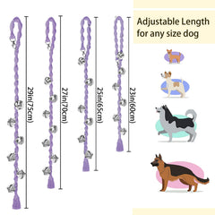 Cascabeles con sonido claro para puertas de perros GINIDEAR, ideal para escuchar cerca de la puerta.