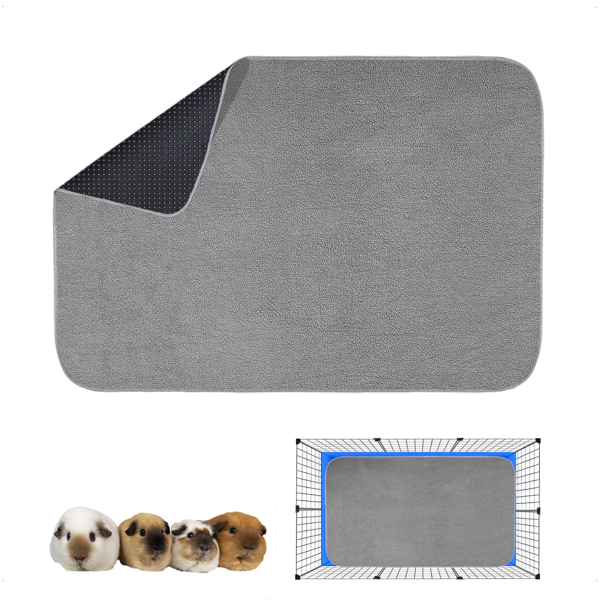 Liner de Ginidear para jaula de cobaya, ajuste perfecto 31x45 cm