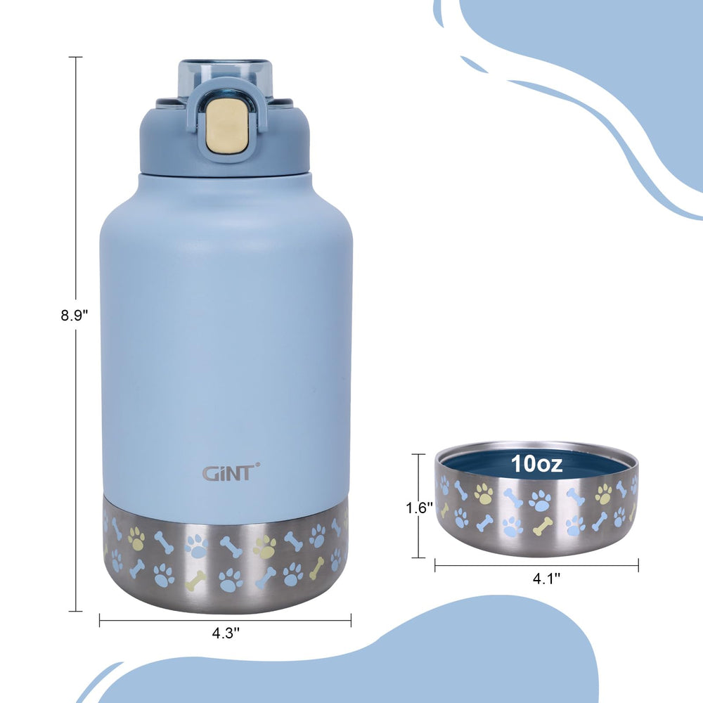 Tapa desmontable para cuenco GiNT facilita servir agua a tu mascota.