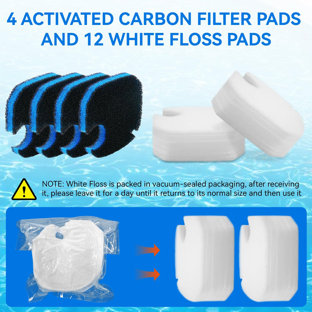 Giokyi pad claridad de agua en acuario gracias a filtracion eficiente
