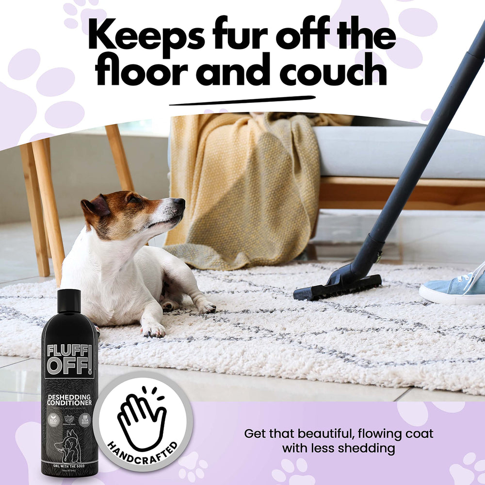 Girl With The Dogs Fluff Off: anuncio de envase 16 oz ideal para hogares