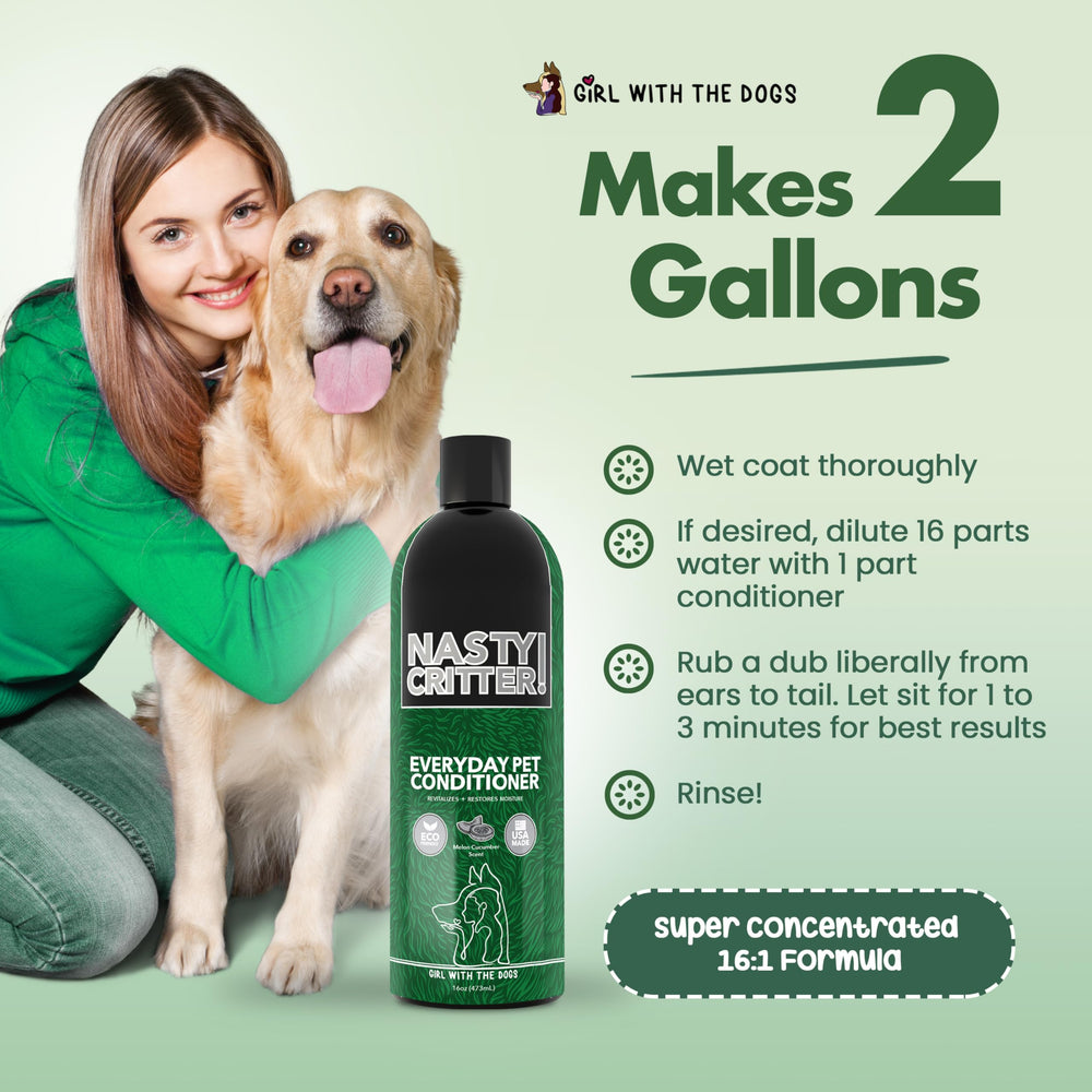 Girl With The Dogs Nasty Critter: diluir con agua para una solución económica