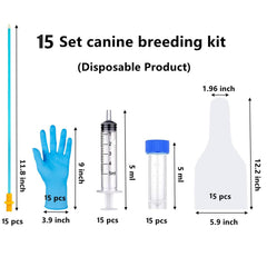 GISUREM cateter inseminacion artificial para perros, diseño flexible