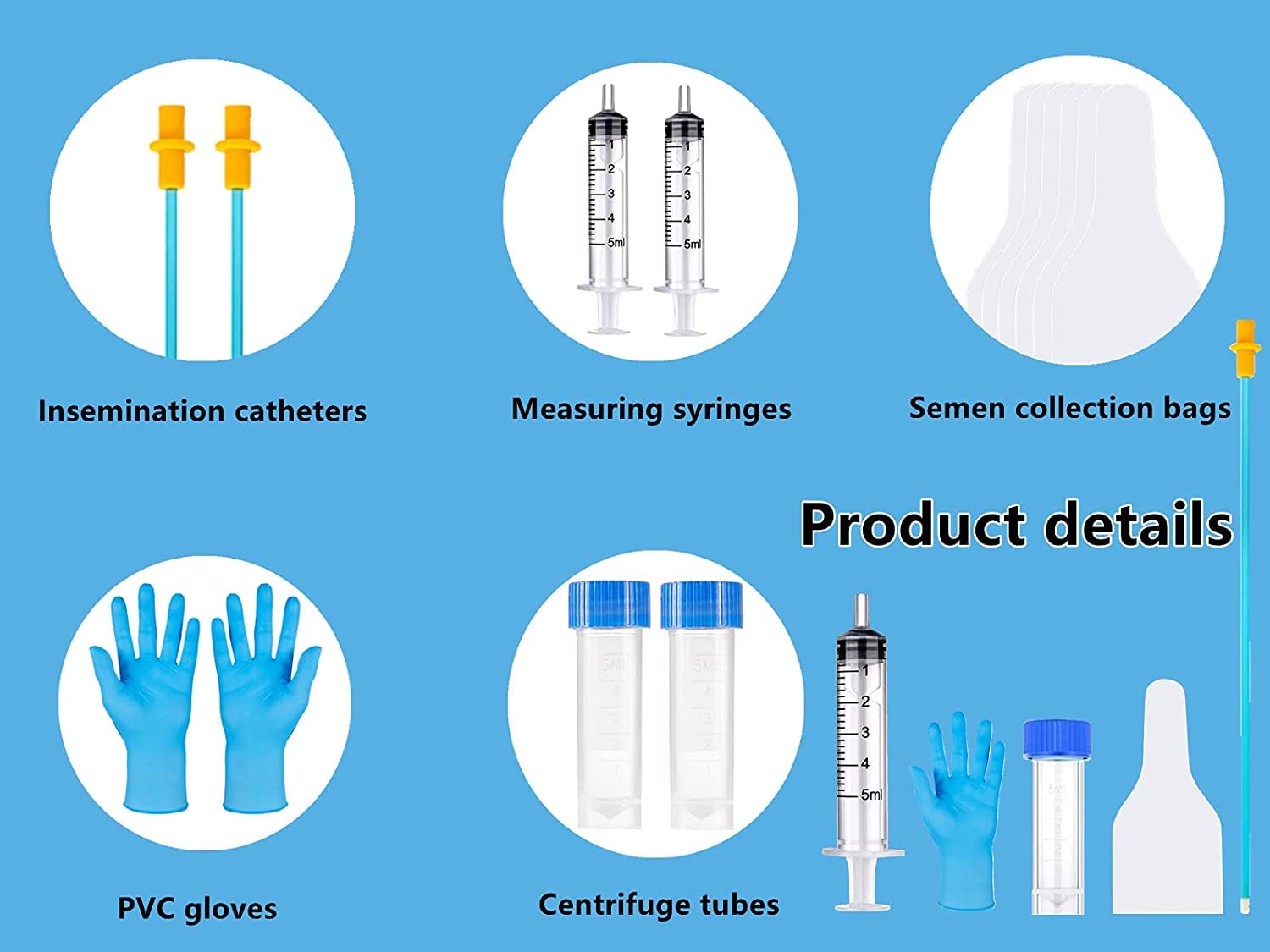 GISUREM tubos centrifuga 5 ml, esterilidad y seguridad higienica