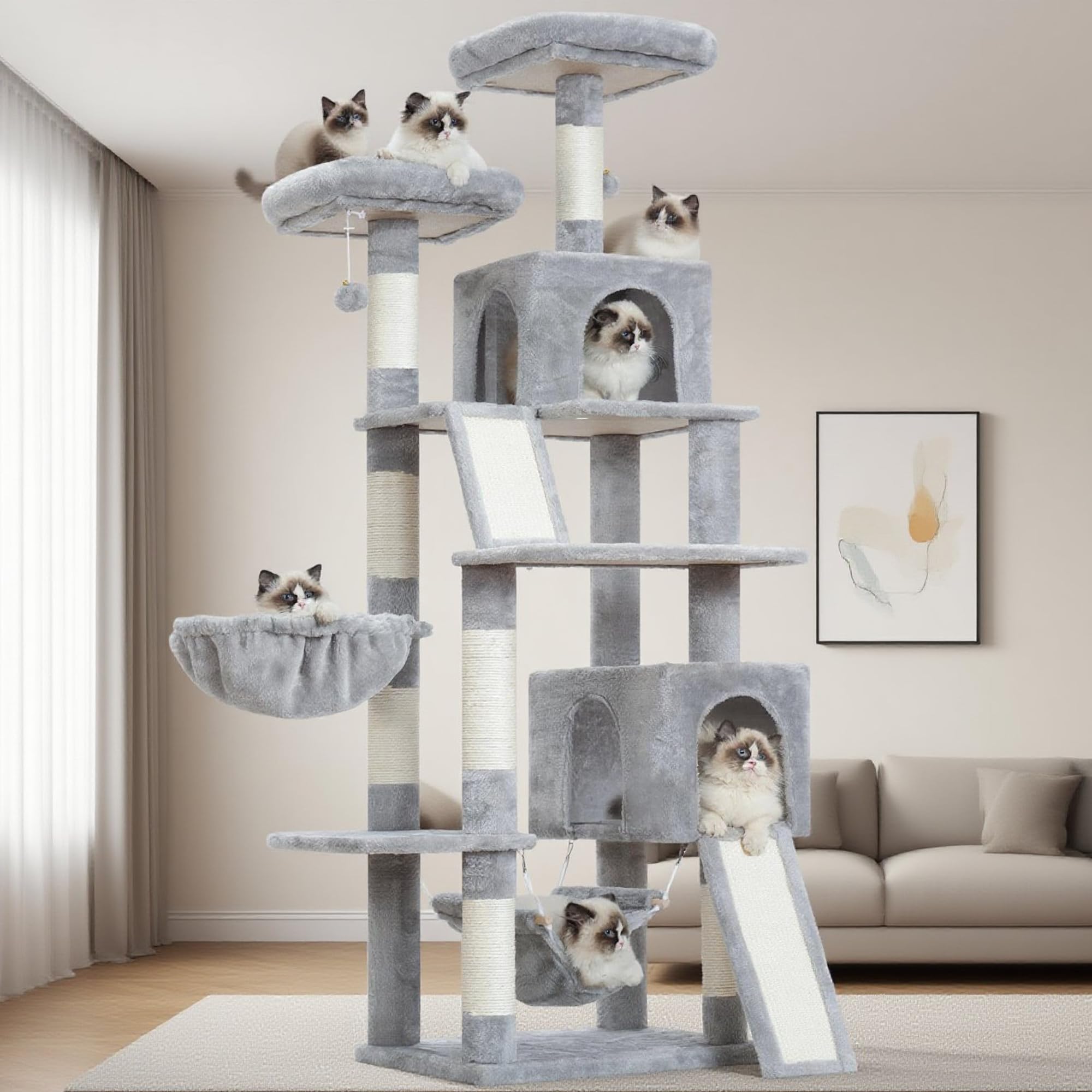 Gitelsnour arbol-gato-base-grande estable para gatos.