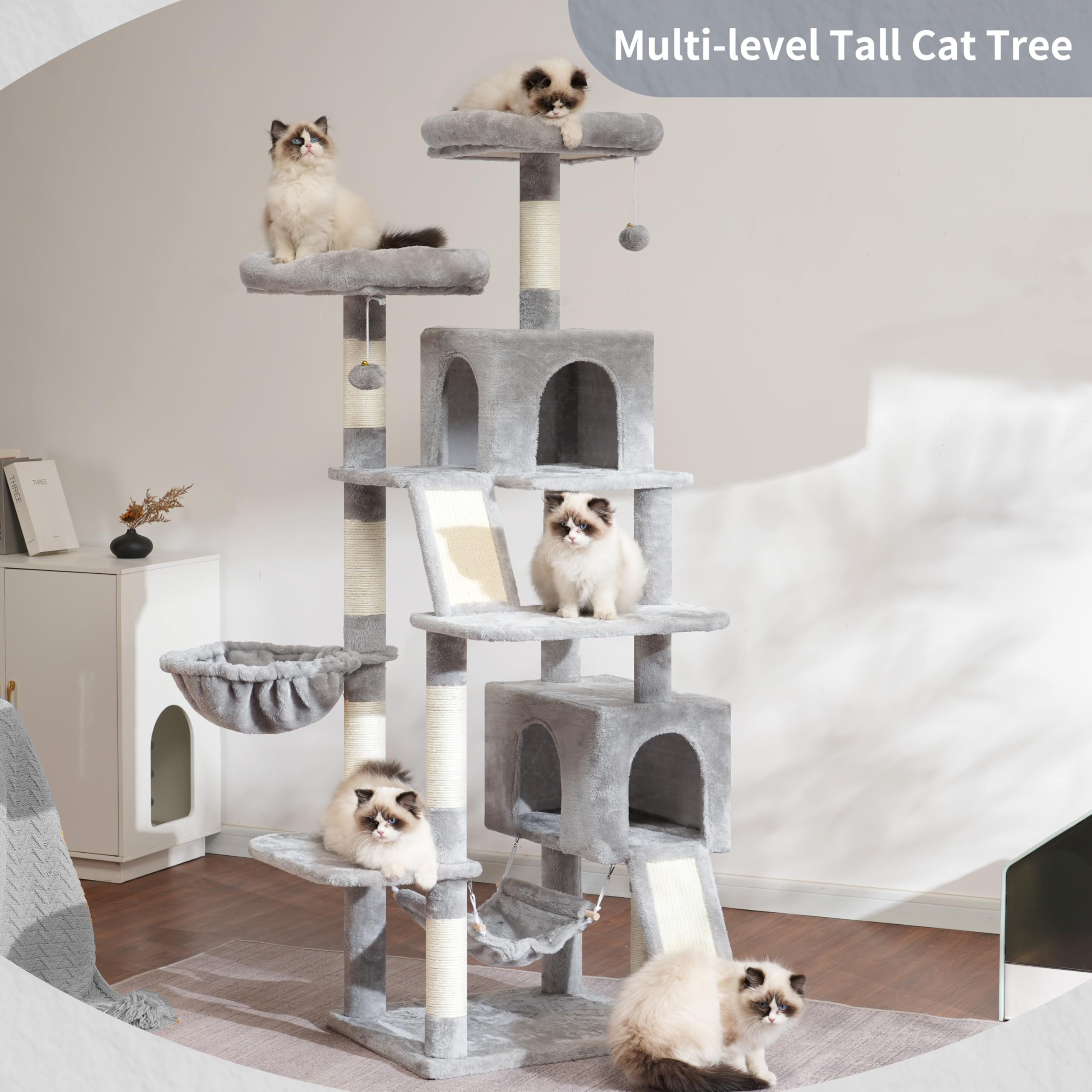 Gitelsnour arbol-gato-bolas-de-pelo-suspendidas juego.