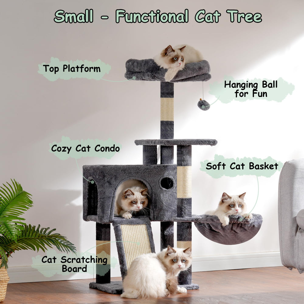 Gitelsnour arbol-gato cesta acogedora brinda refugio cómodo para siestas.