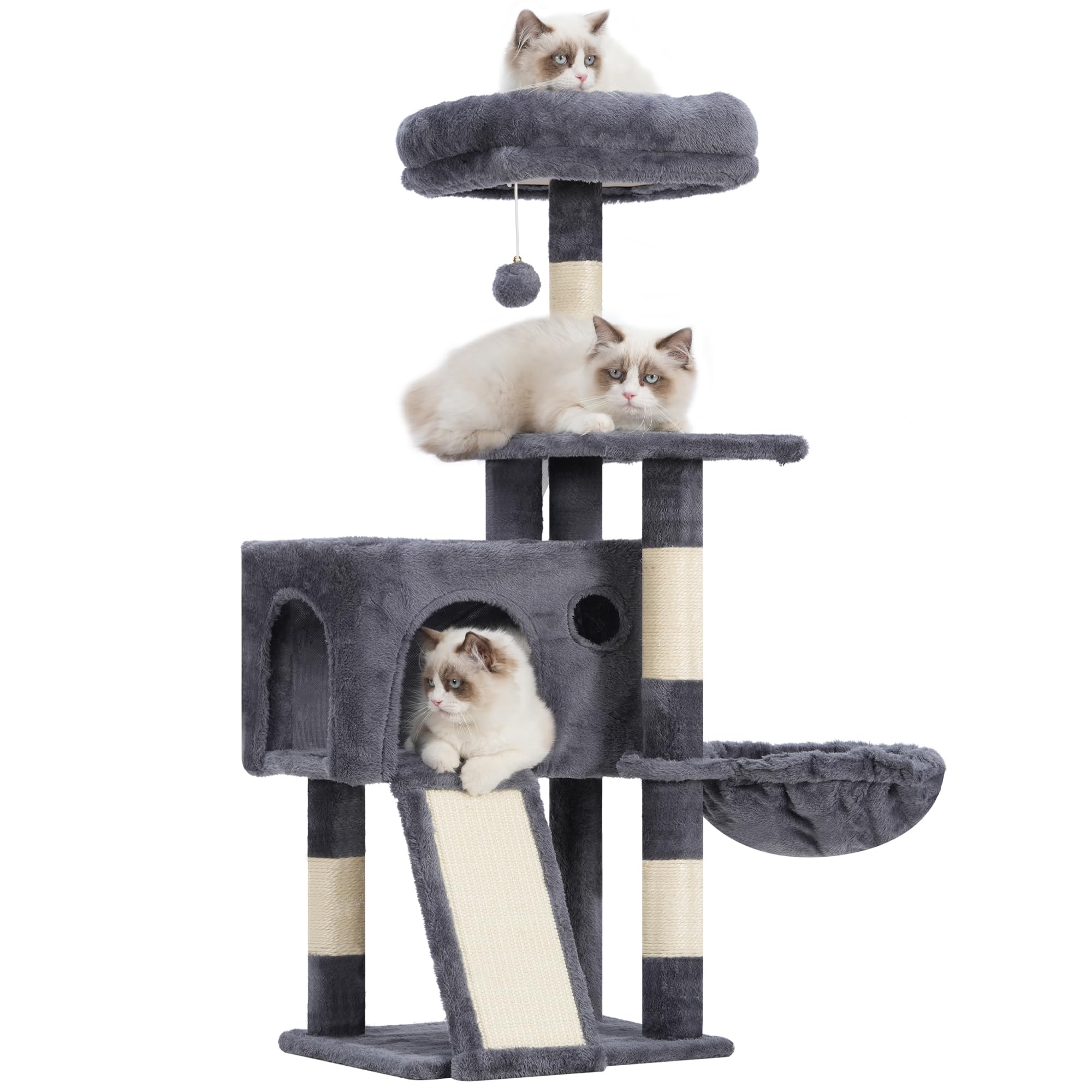 Gitelsnour arbol-gato material tablero P2 cubierto de felpa suave para la comodidad.