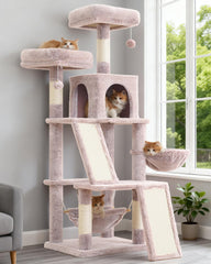 Gitelsnour arbol-gato-multinivel: ideal para trepar y vigilar desde la altura.