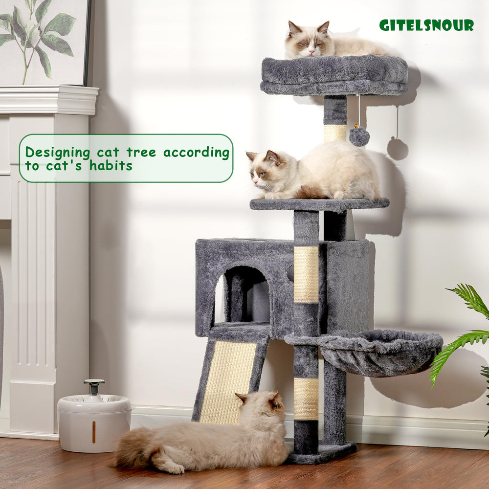 Gitelsnour arbol-gato plataforma superior para vistas elevadas y exploración segura.