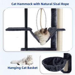 Gitelsnour Arbol Gatos, cesta colgante para refugio suave.