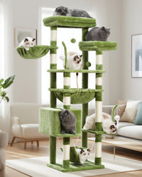 Gitelsnour árbol para gatos con plataformas grandes, ideal para descansar y observar.