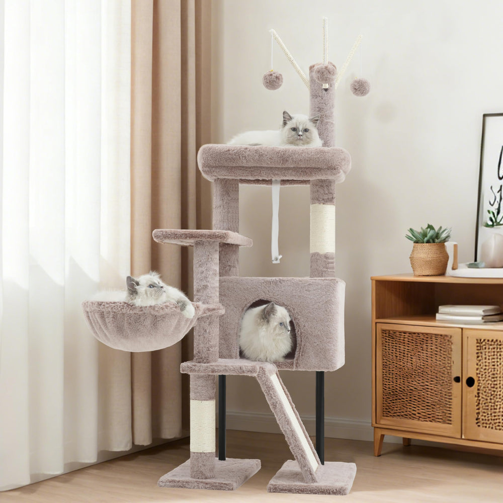 Gitelsnour Arbol Gatos Interior: adecuado para gatos pequeños y gatitos.