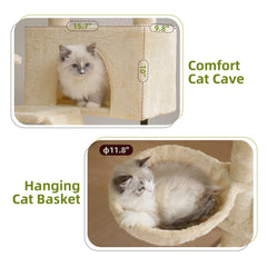 Gitelsnour árbol para gatos, ruta de actividad escalonada para trepar con facilidad.