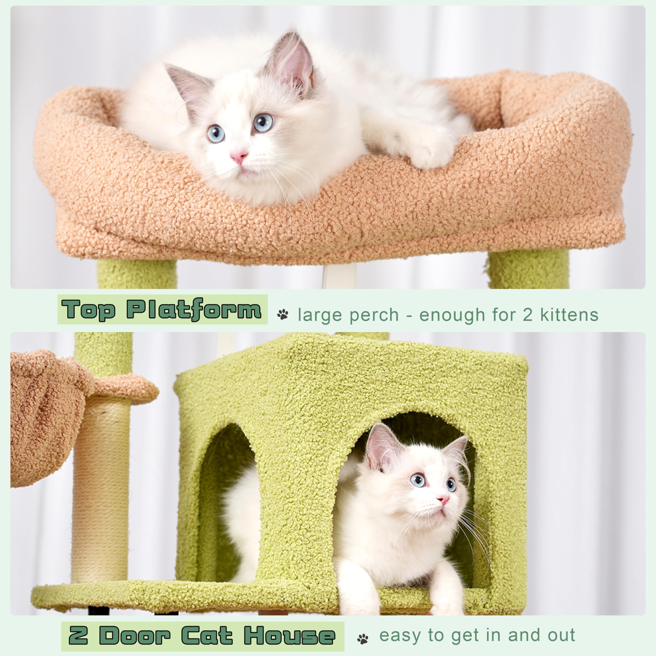 Gitelsnour arbol gatos: poste rascador de sisal para arañar naturalmente.