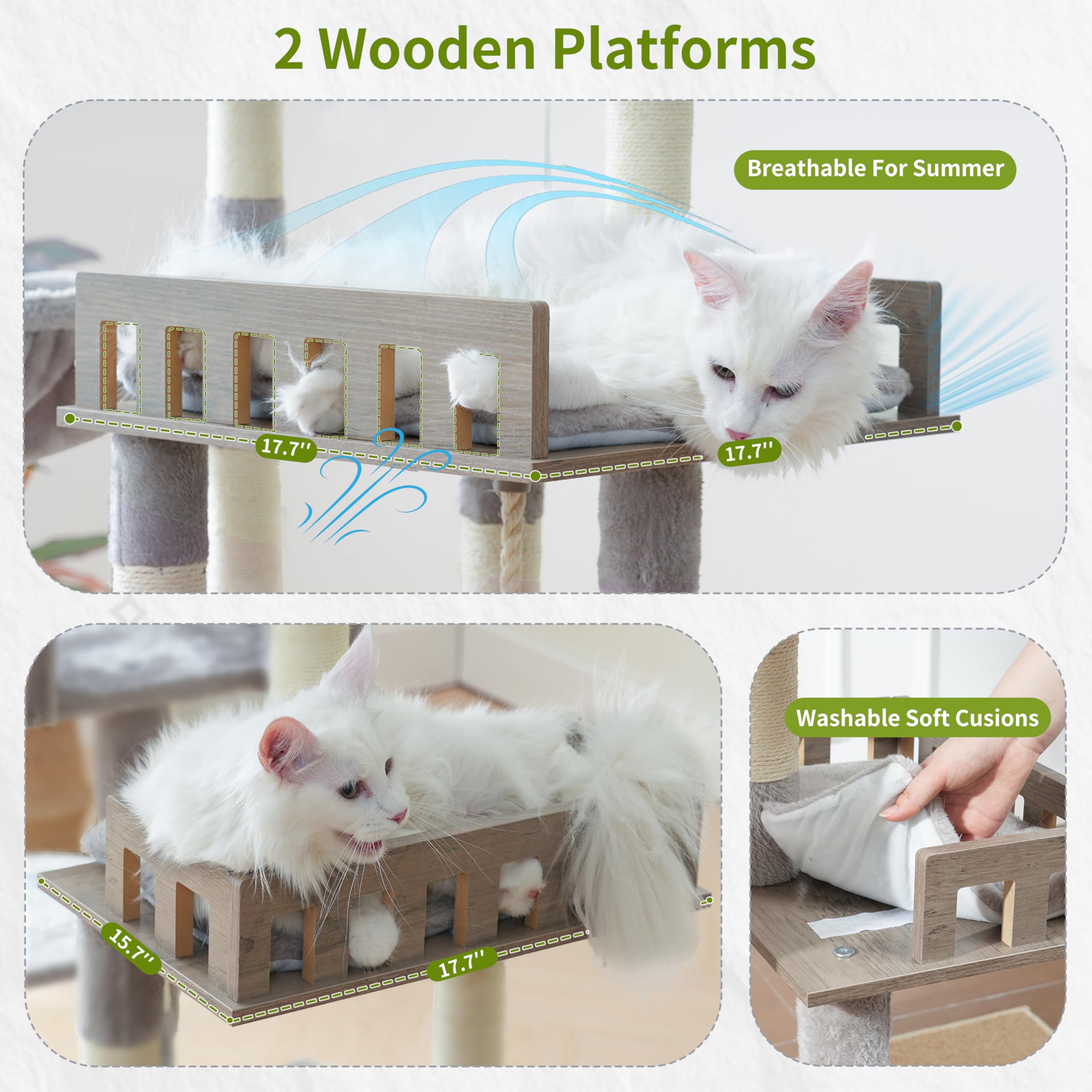 Gitelsnour base amplia y estable para gatos grandes y varias mascotas