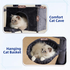 Gitelsnour bolas-juguete-colgantes: juego interactivo con peluches para gatitos.