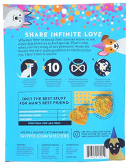 GivePet Birthday Bash ingredientes clave manzana, avena y miel para snack saludable.