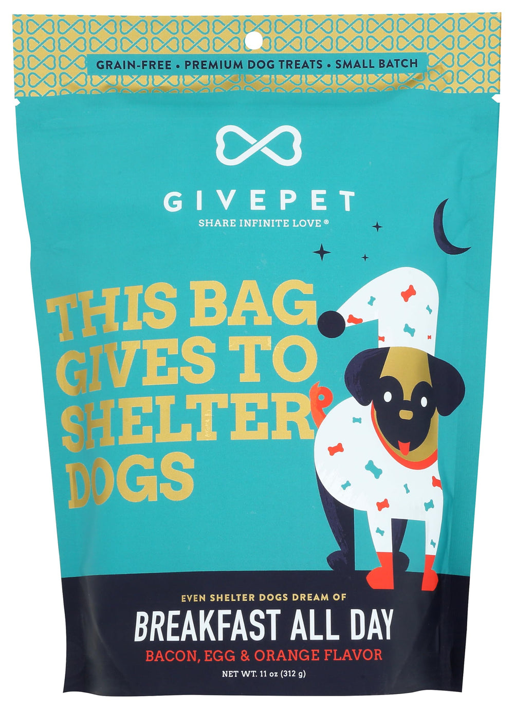 GivePet Breakfast All Day, empaque práctico para llevar durante el entrenamiento.
