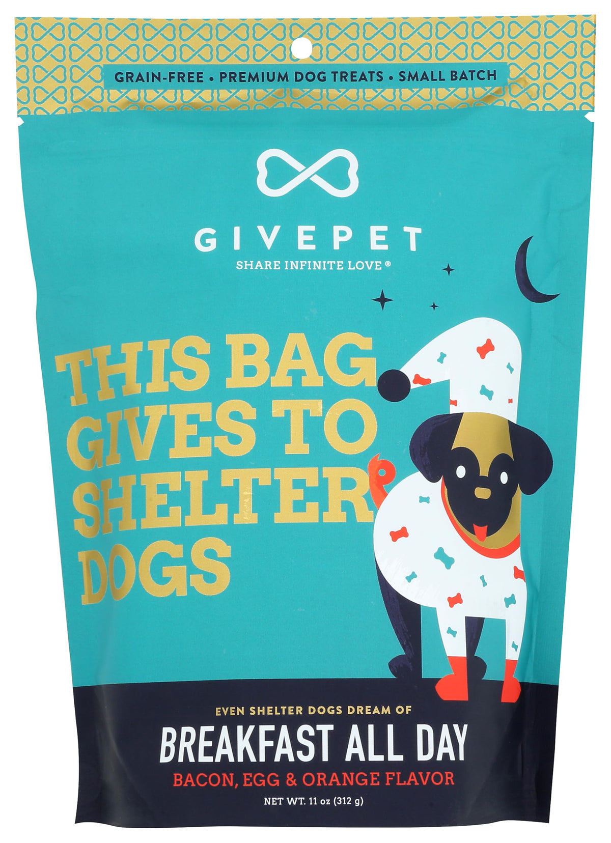 GivePet Breakfast All Day, empaque práctico para llevar durante el entrenamiento.