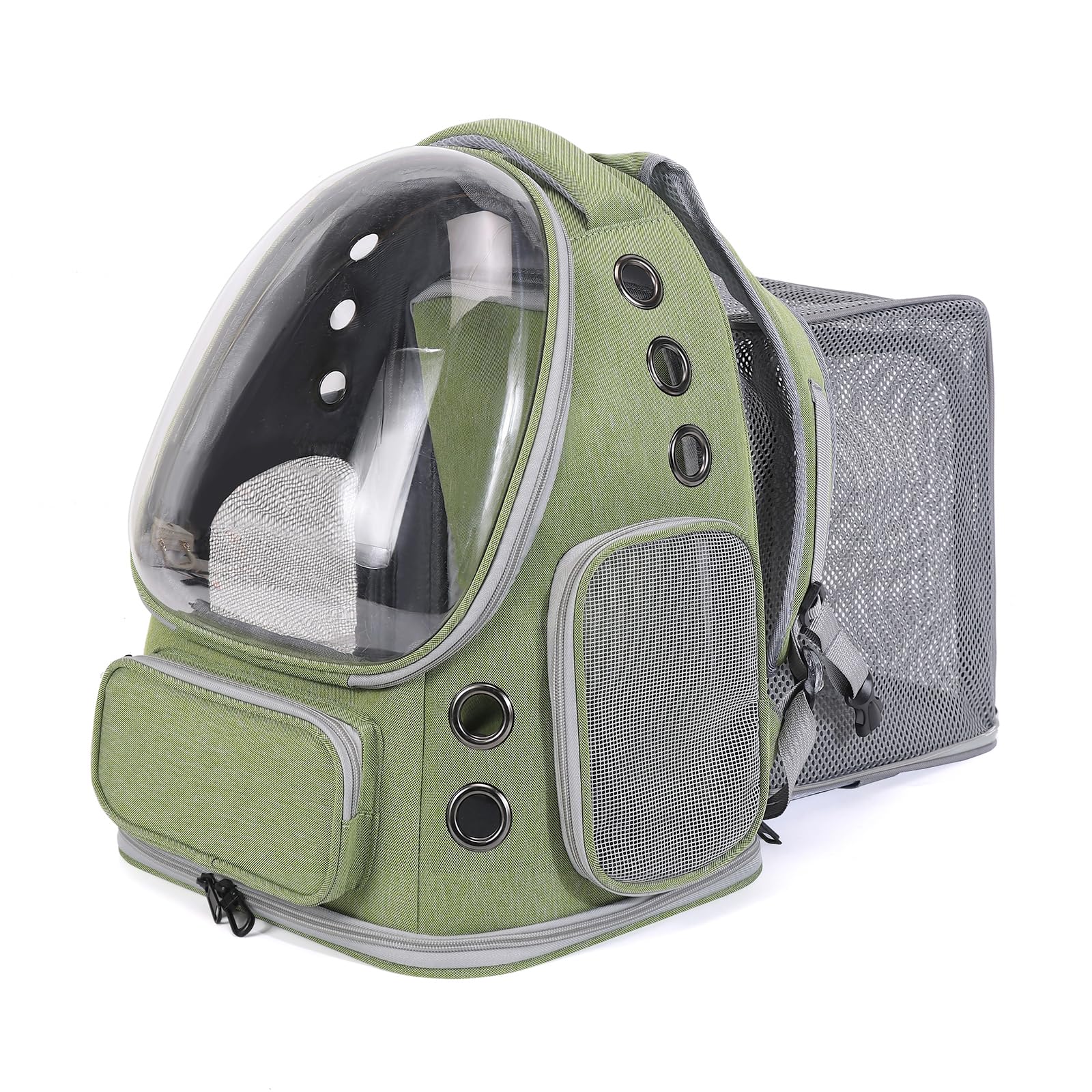 Mochila portadora GixDix con ventana burbuja panorámica para vistas seguras durante el viaje
