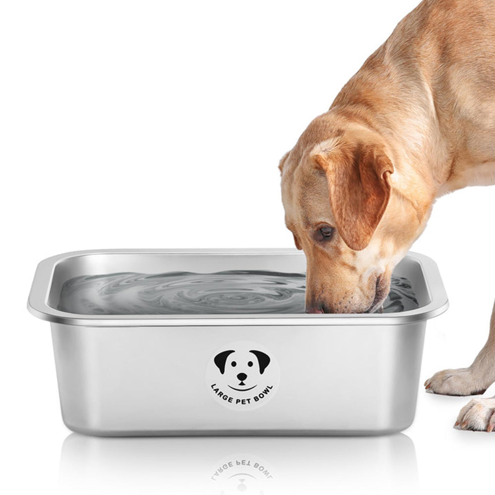 GIXSEGIE cuenco grande para alimento de perros grandes, estable y espacioso.